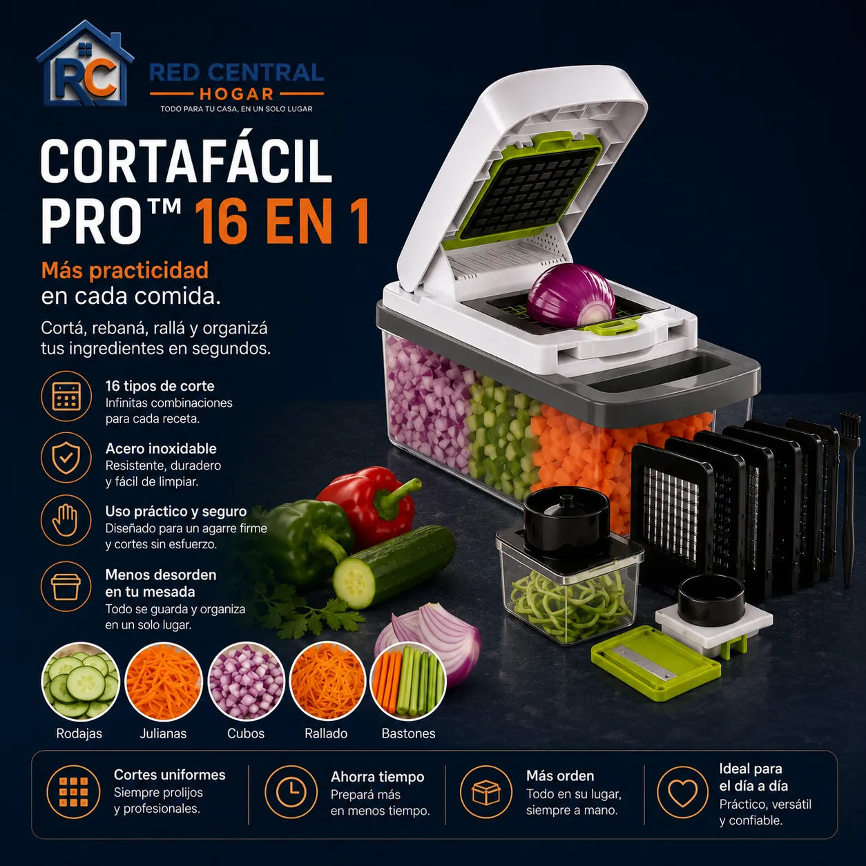 CortaFácil Pro™ 16 en 1