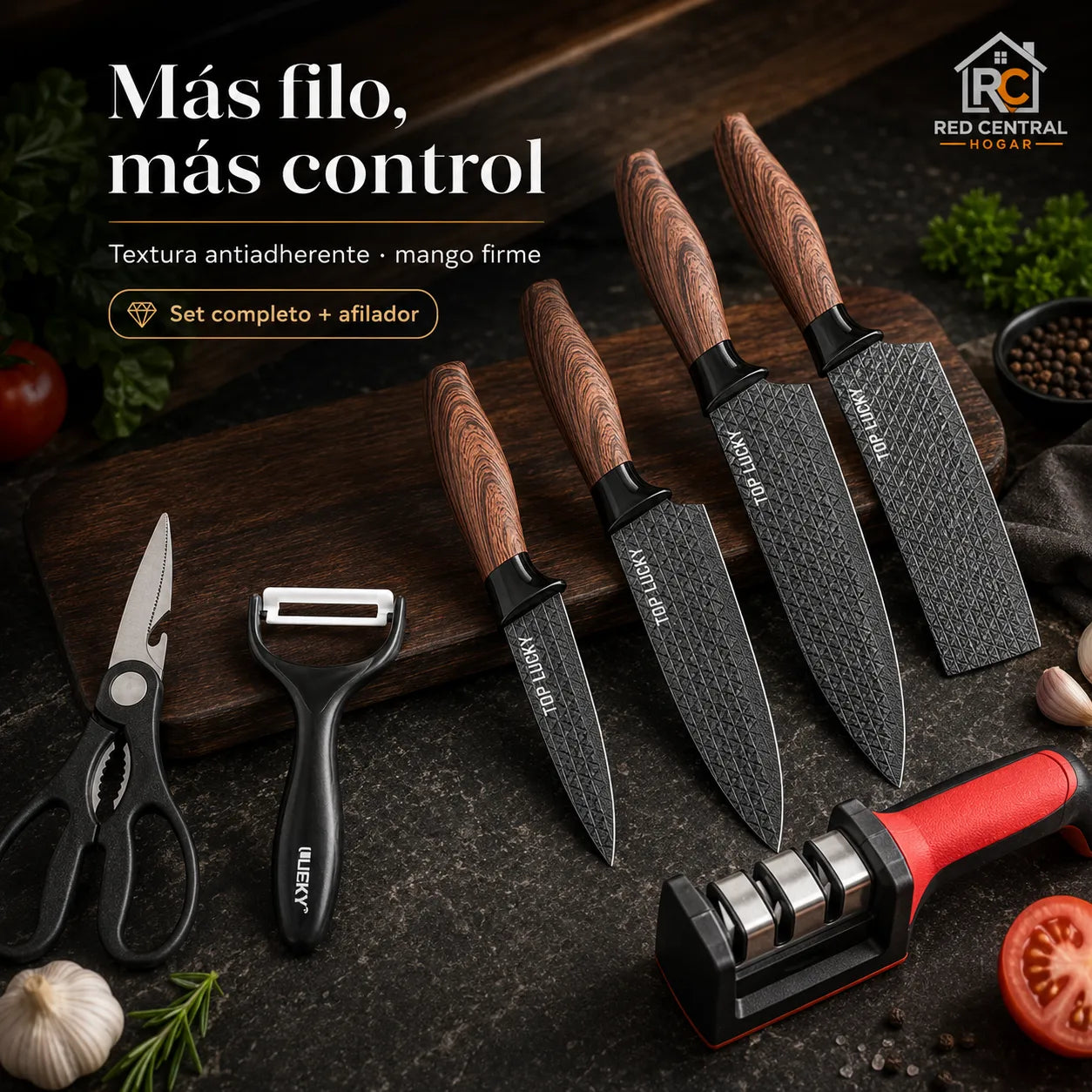 Corte Maestro Pro™  · Más filo, más control y menos esfuerzo