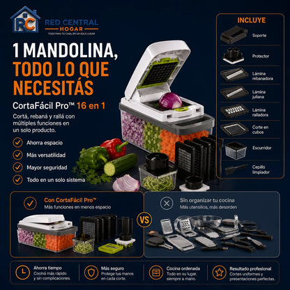 CortaFácil Pro™ 16 en 1