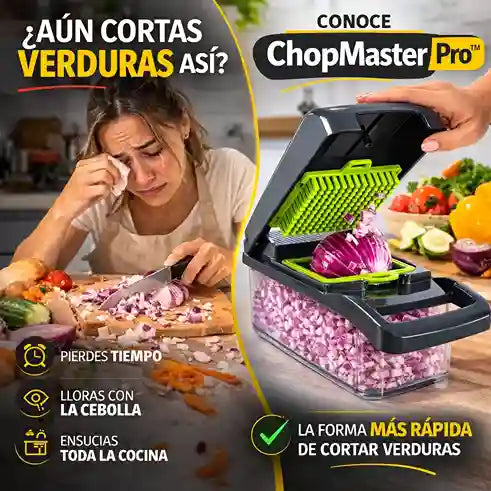 ChopMaster Pro™ · Cortá todo en segundos.