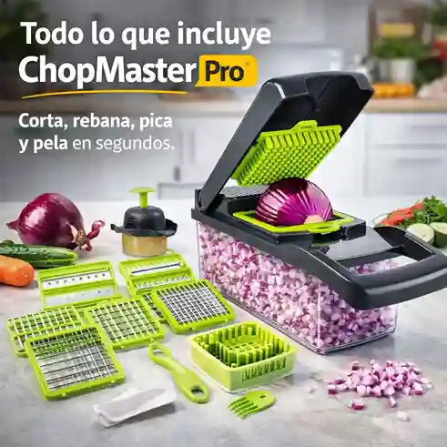 ChopMaster Pro™ · Cortá todo en segundos.
