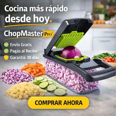 ChopMaster Pro™ · Cortá todo en segundos.