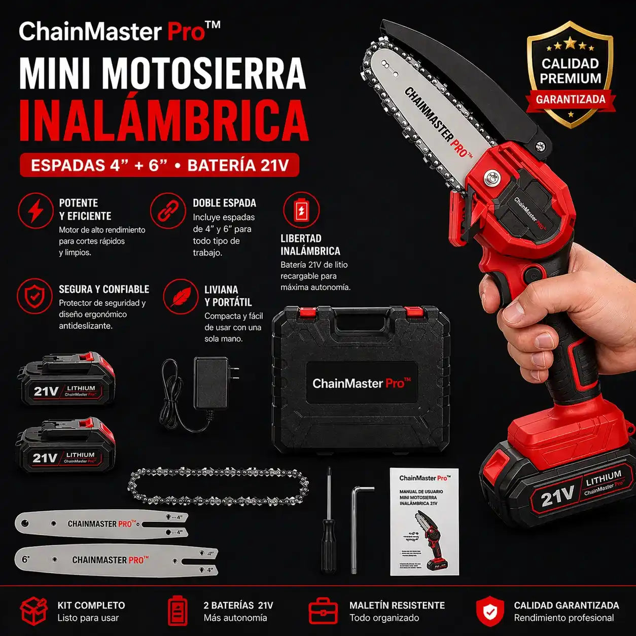 ChainMaster Pro™ – Corte Preciso Sin Esfuerzo