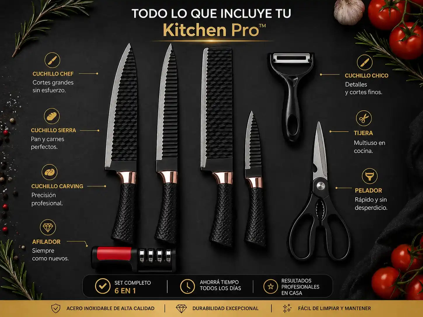 Kitchen Pro™ – Convertí tu cocina en una cocina profesional.