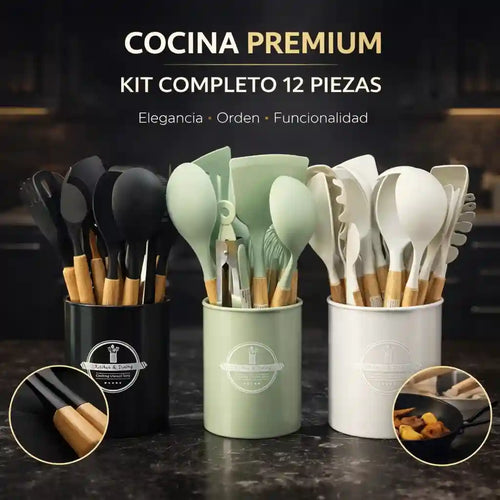 Cocina Premium™ – Kit Completo 12 Piezas