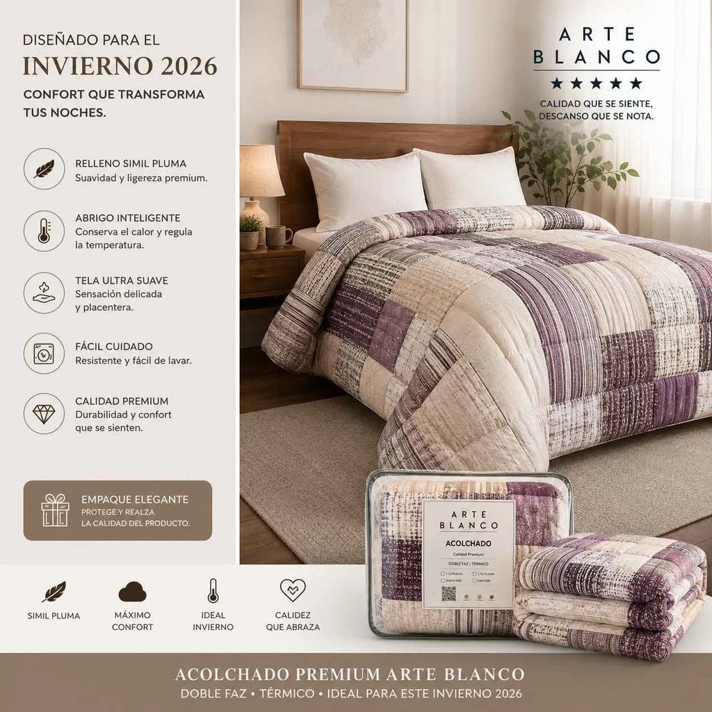 Acolchado Luxury Confort 2½ Plazas | Línea Invierno 2026