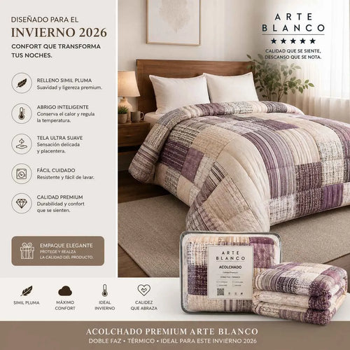 Acolchado Luxury Confort 2½ Plazas | Línea Invierno 2026