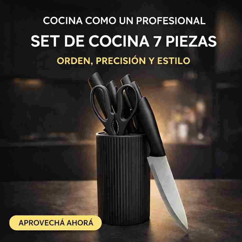 ChefBlock Pro™ – Set de Cocina 7 Piezas