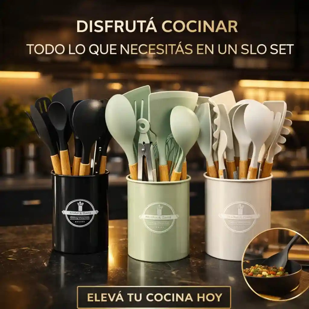 Cocina Premium™ – Kit Completo 12 Piezas