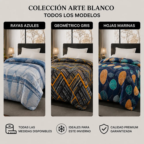 Acolchado Térmico Premium 1½ Plazas | Línea Invierno 2026