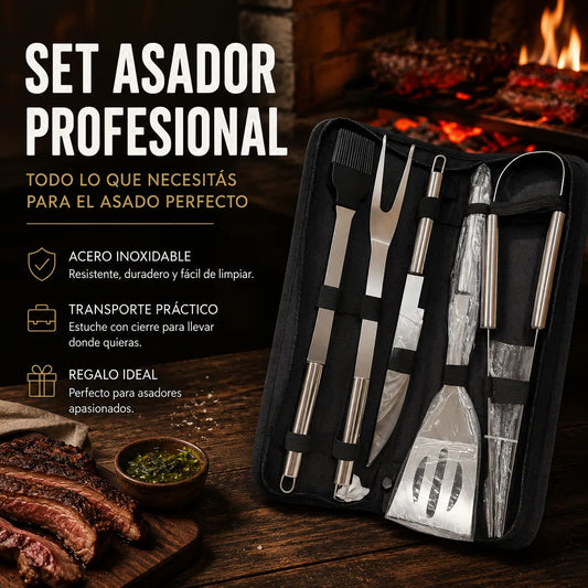 Set Asador Profesional